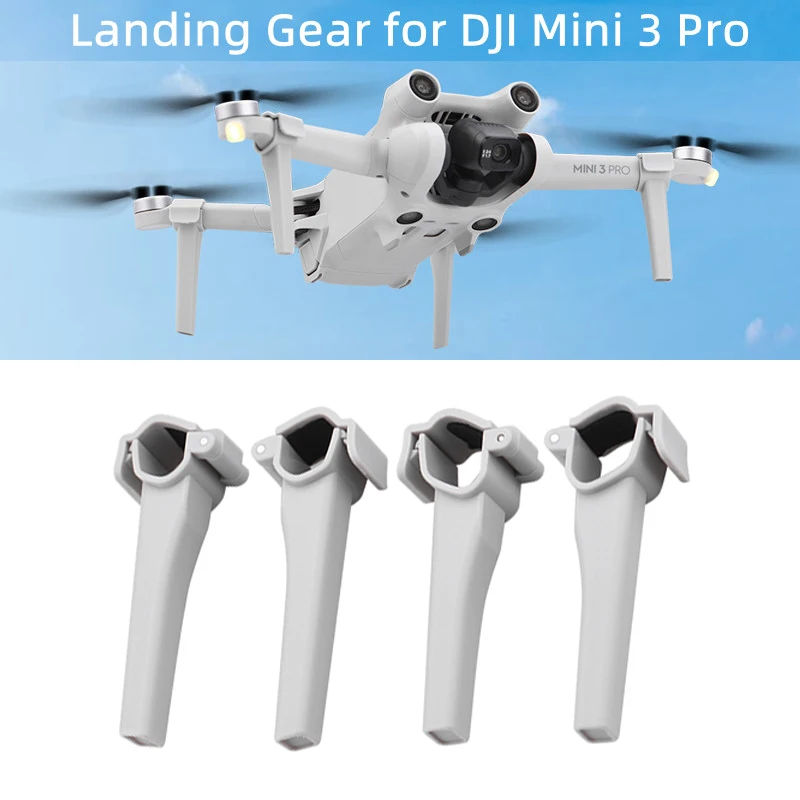 Landing Gear for DJI Mini 3 Pro Drone Heighten Landing Leg Extended Support Kits Quick Release Feet Accessory