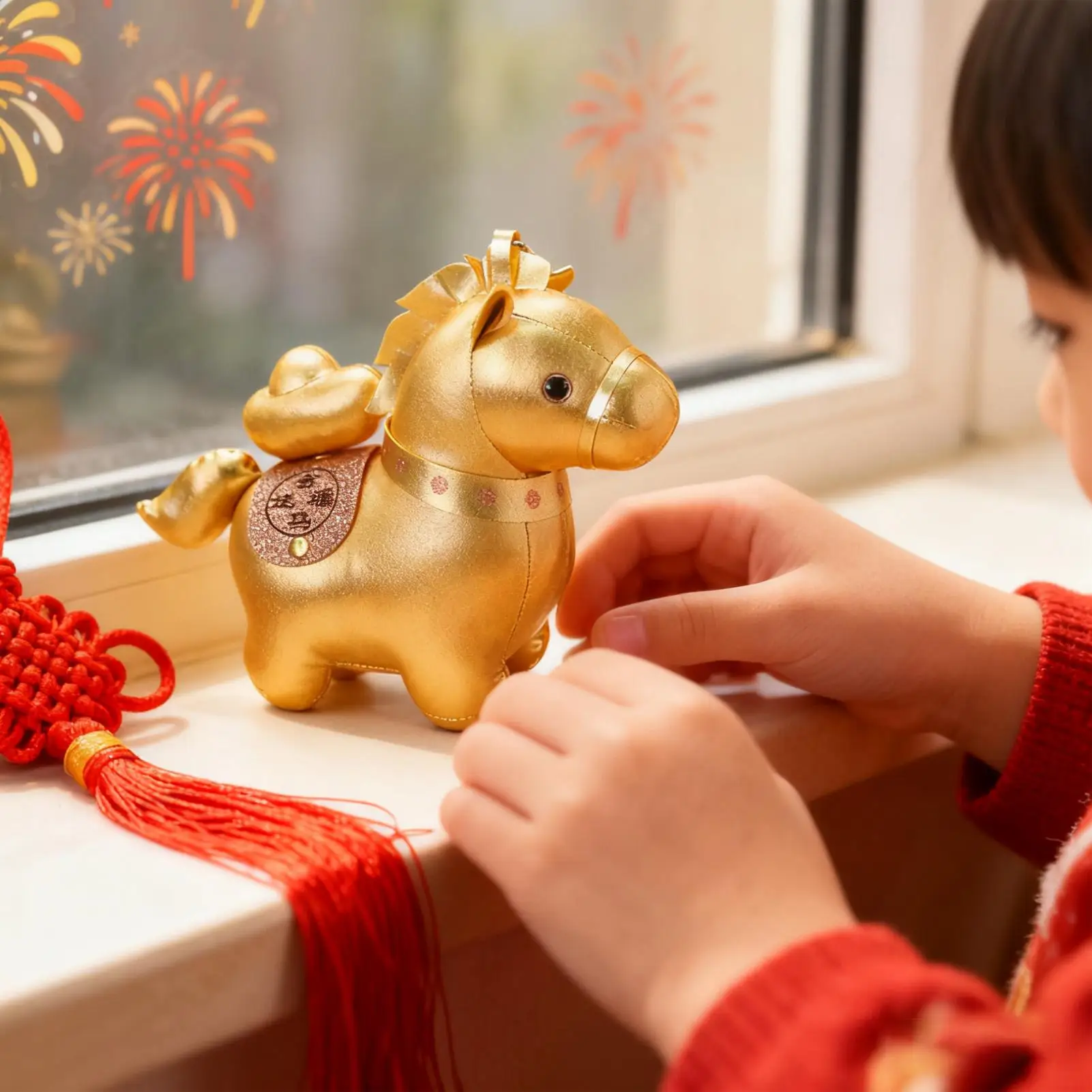 

Год лошади 2026, чучело, мягкая сумка, украшение, сумка-талисман, подвеска для спальни, гостиной, кабинета, автомобиля, детей, подростков