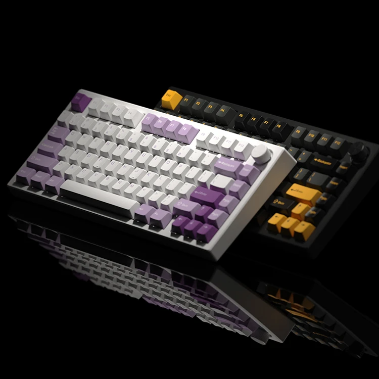 

FL ESPORTS GP75 Three-Mode Mechanical Keyboard 82 Key 75% RGB Backlit Gasket NKRO Hot-Swap PCB Gamer Keyboard for Windows