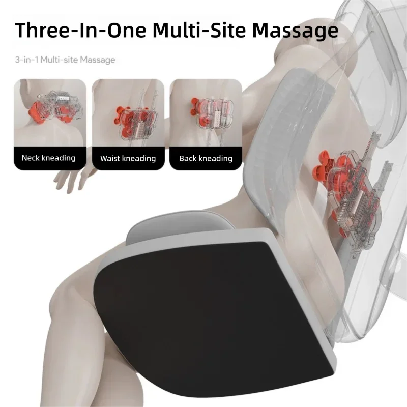 JinKaiRui-cojín eléctrico vibratorio para cuello, espalda y cuerpo, silla de masaje, masajeador, calefacción, estimulador muscular, dispositivo para