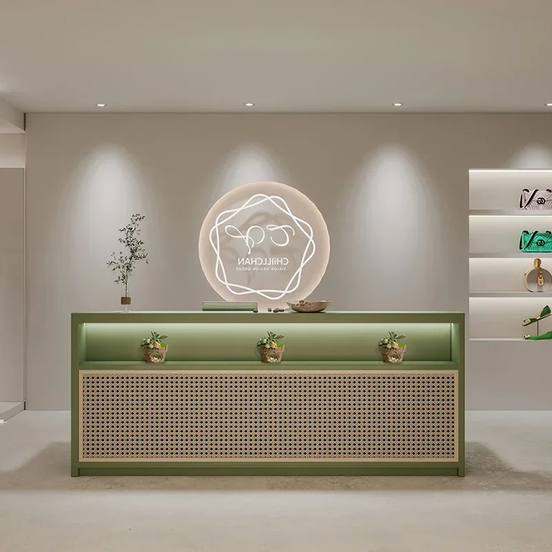 

Register Checkout Reception Desks Podium Church Commercial Reception Desks European Recepcion Mostrador Bar Furniture