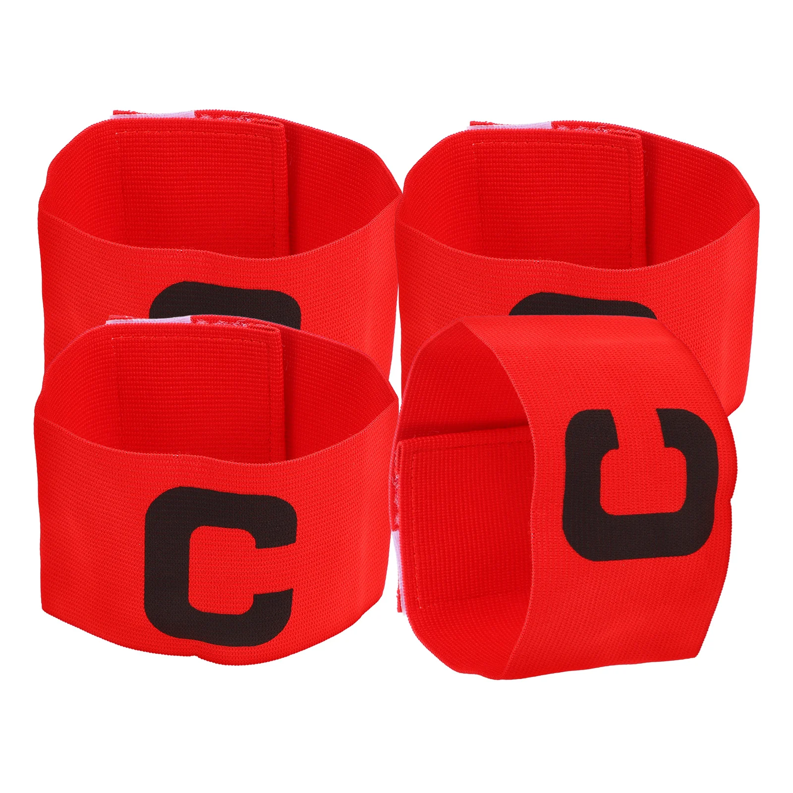 4 Pcs Football Captain Armband Professional Supply Bands Convenient Aldult Accessory Portable