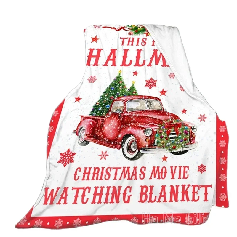 

Фланелевое одеяло «Это мой зал» с рождественским фильмом для дивана-кровати, домашнего офиса, путешествий, кемпинга, применимо