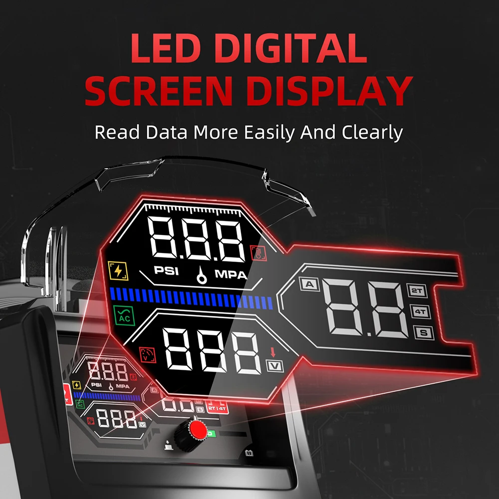 ANDELI 50A Plasma Cutting Machine HF Pilot ARC 2T/4T Non-Touch DC Inverter Plasma Cutter Max Cutting Thickness up to 16mm