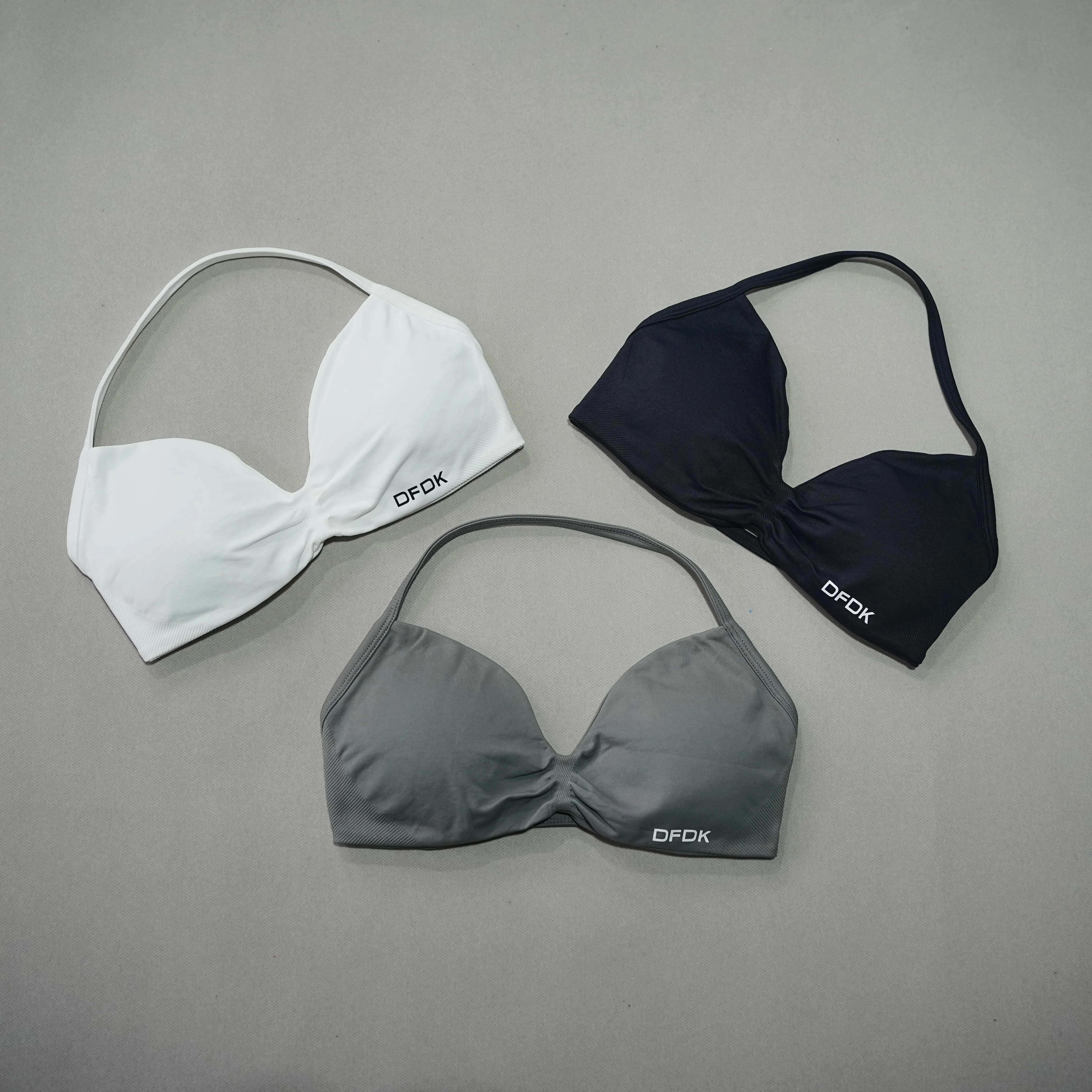 DFDK Women High Support Backless Sports Bra Push Up Breathable Stretch Yoga Fitness Gym Running Workout Athletic Underwear