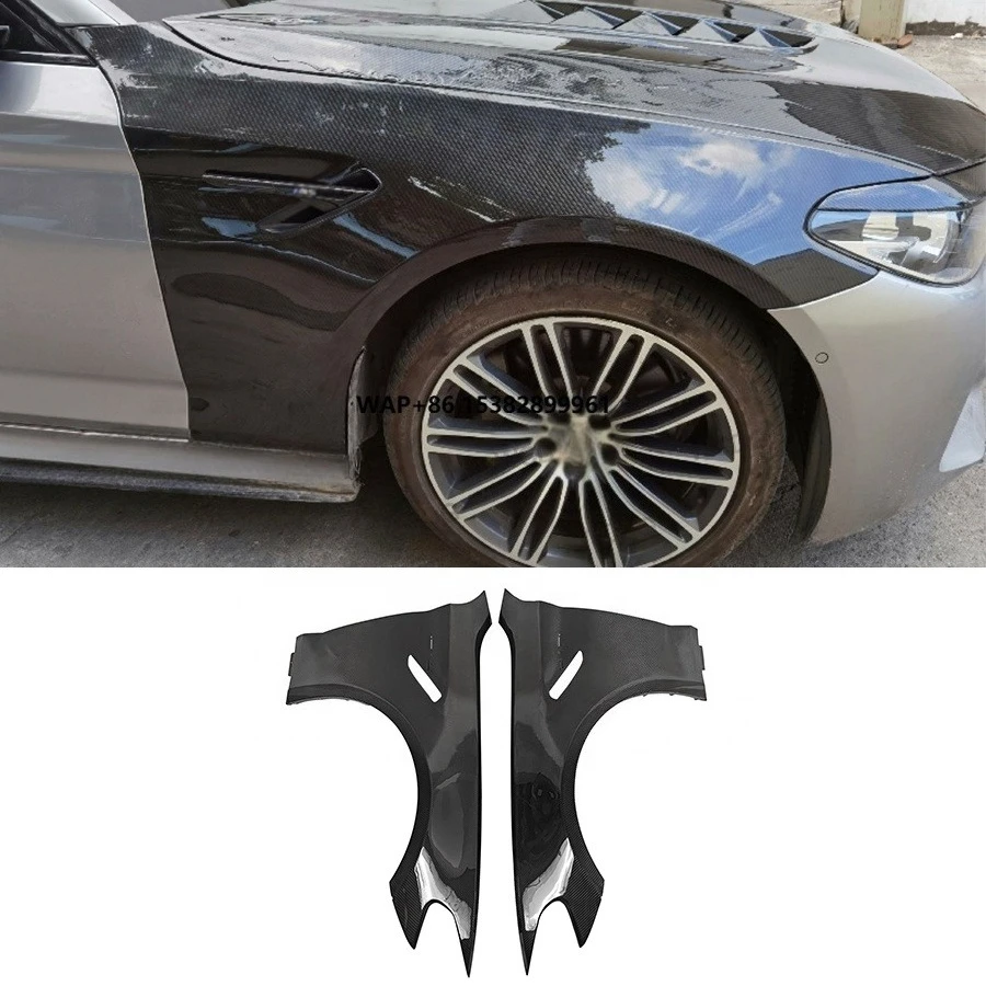 

High Quality Carbon Fiber Side Fender for 5 Series F90 M5 G30 G38 Front Bumper Vents Fender Wheel Arch Cover Car Body Kit