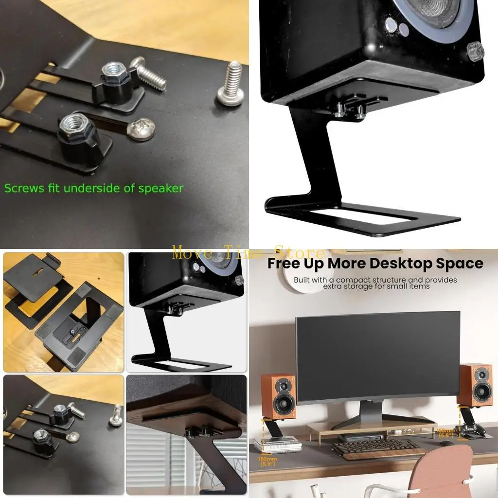 

92ME 2 шт., стойки для книжной полки, настольная подставка для динамика, консольный кронштейн для динамиков