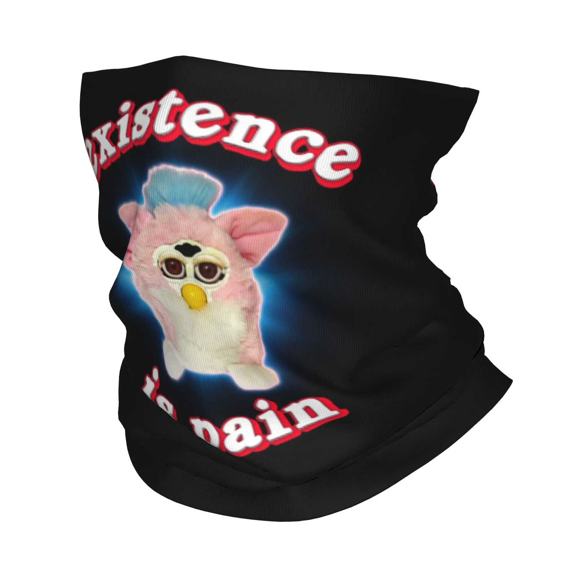 

Бандана Furby Existence is Pain, гетры с принтом, маска, шарф, многофункциональный велосипедный шарф для бега, для мужчин и женщин, для взрослых, зима
