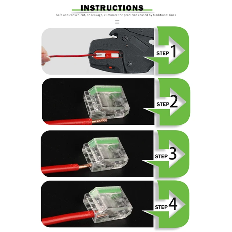 30/50 stuks plug-in Dirigent Terminal connector Mini Snelle Compacte Snelle Bedrading 2/3/4/5 pin snelle Push-in bedrading kabel connector