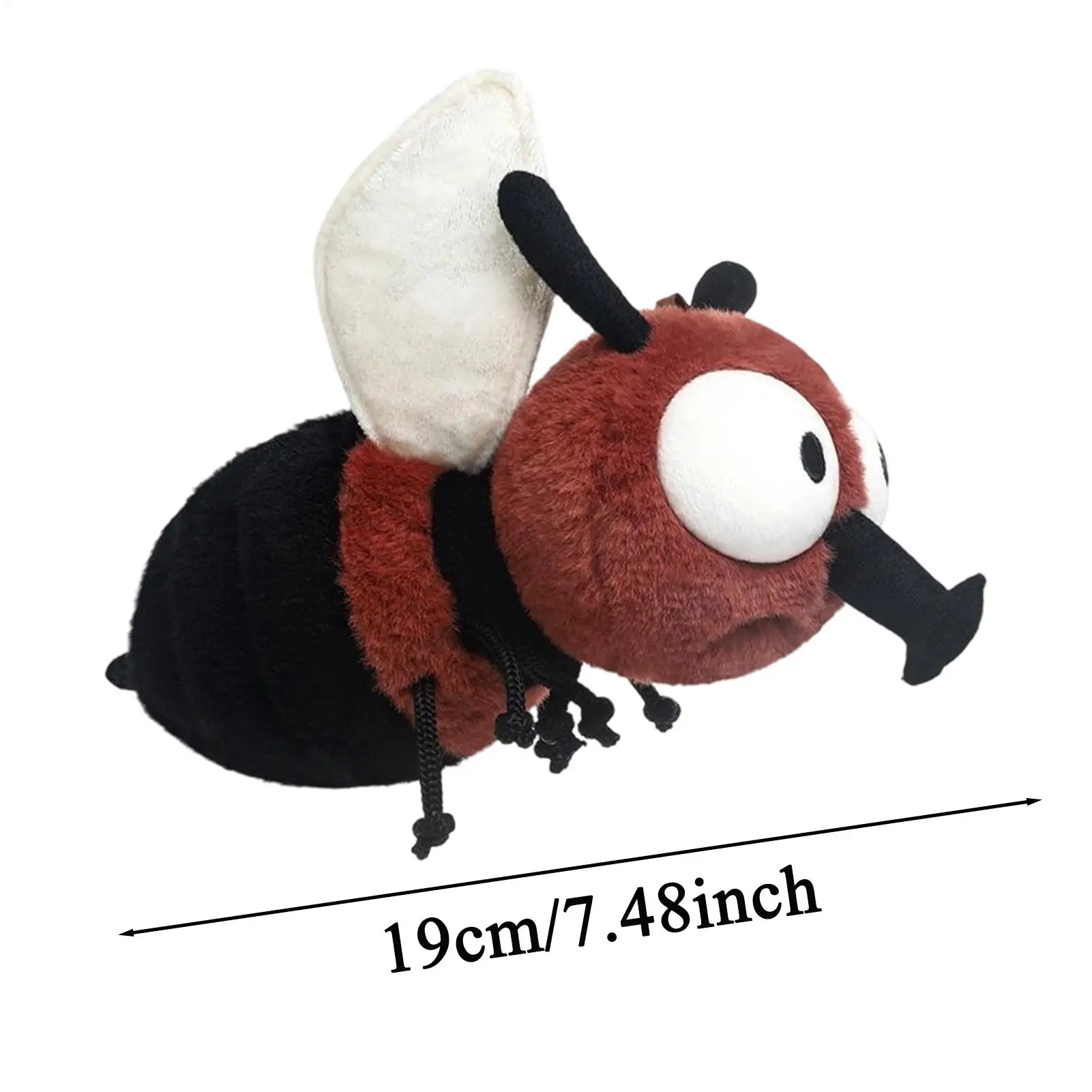 2026 New Cute Fly Plush Plush Toys Life Like Animal Stuffed Doll Creative Stuffed Animal Soft Doll Pillow Cushion For Kids
