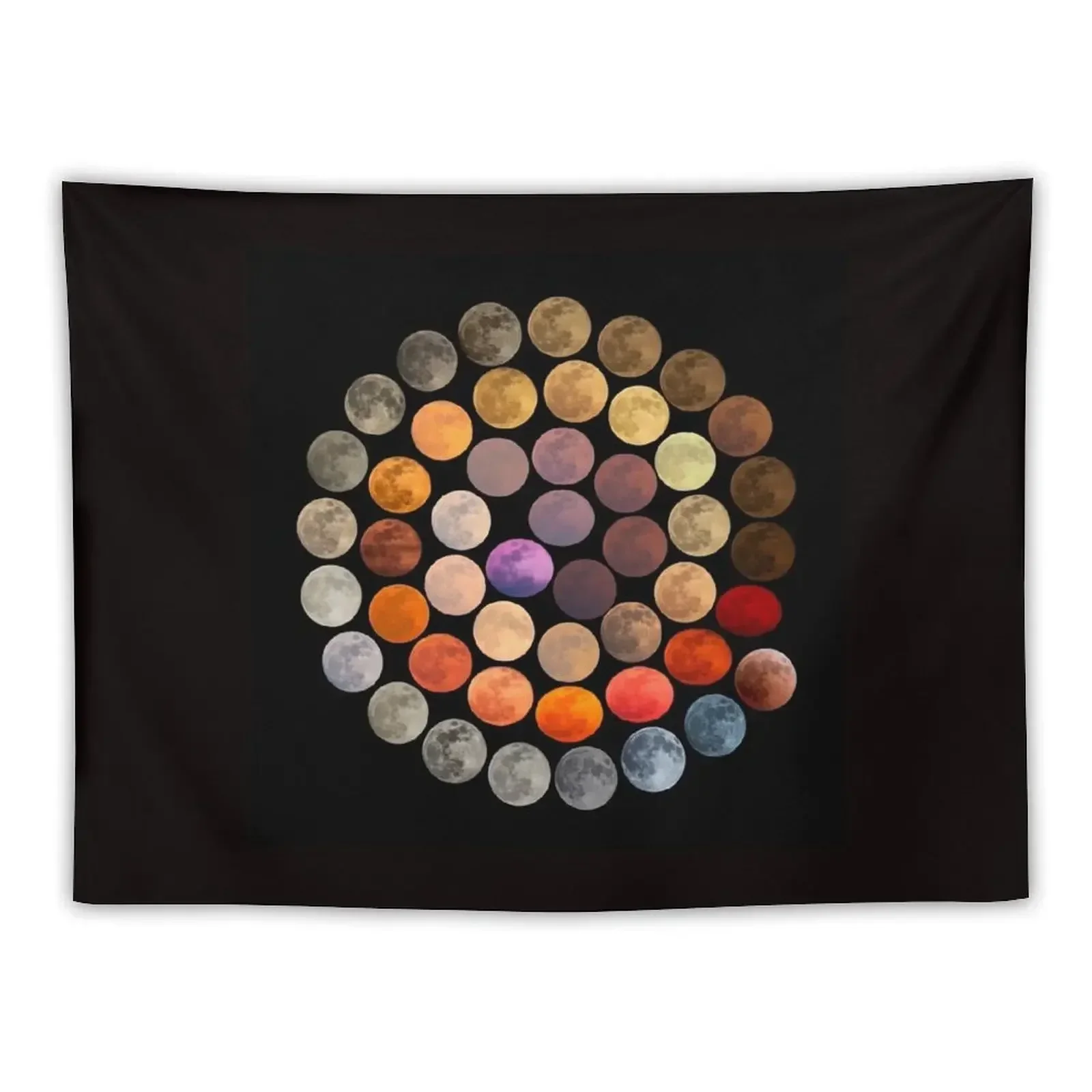 Colors of the Moon Tapestry Wall Decor Hanging Decor For Bedroom Bedroom Decoration Korean Room Decor Tapestry