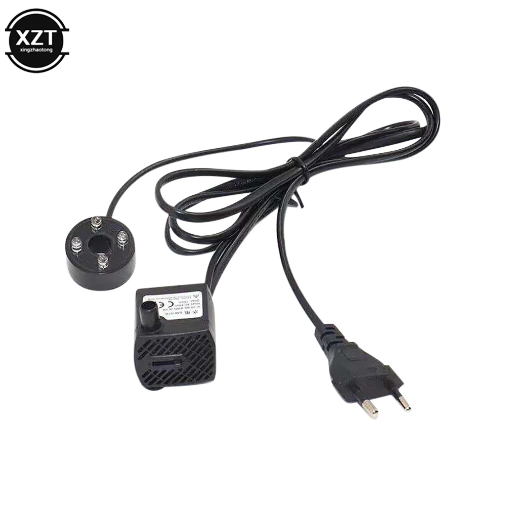 AC 220V 3W Submersible Water Pump LED Aquarium Fountain Fish Pond Tank EU Plug for Fountain Aquarium Air Fish Pond Water Pump