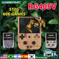 ANBERNIC RG405V Open Source Handheld 4'' IPS Touch Screen HDMI Video Handheld Game Console Android 12 System PSP PS2 Games Gifts