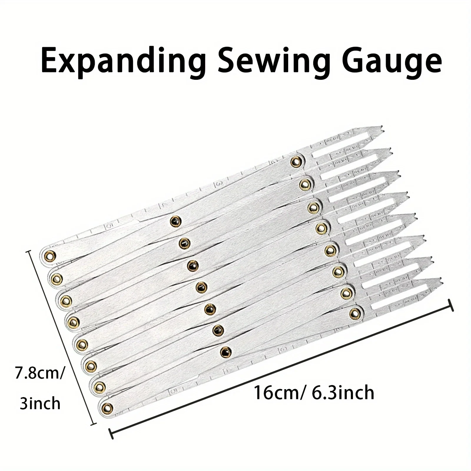 Curtain Making Tool for Floral Curtain Open Hole Bisector Locator Ruler Retractable Sewing Adjustable Buttonhole Button Locator