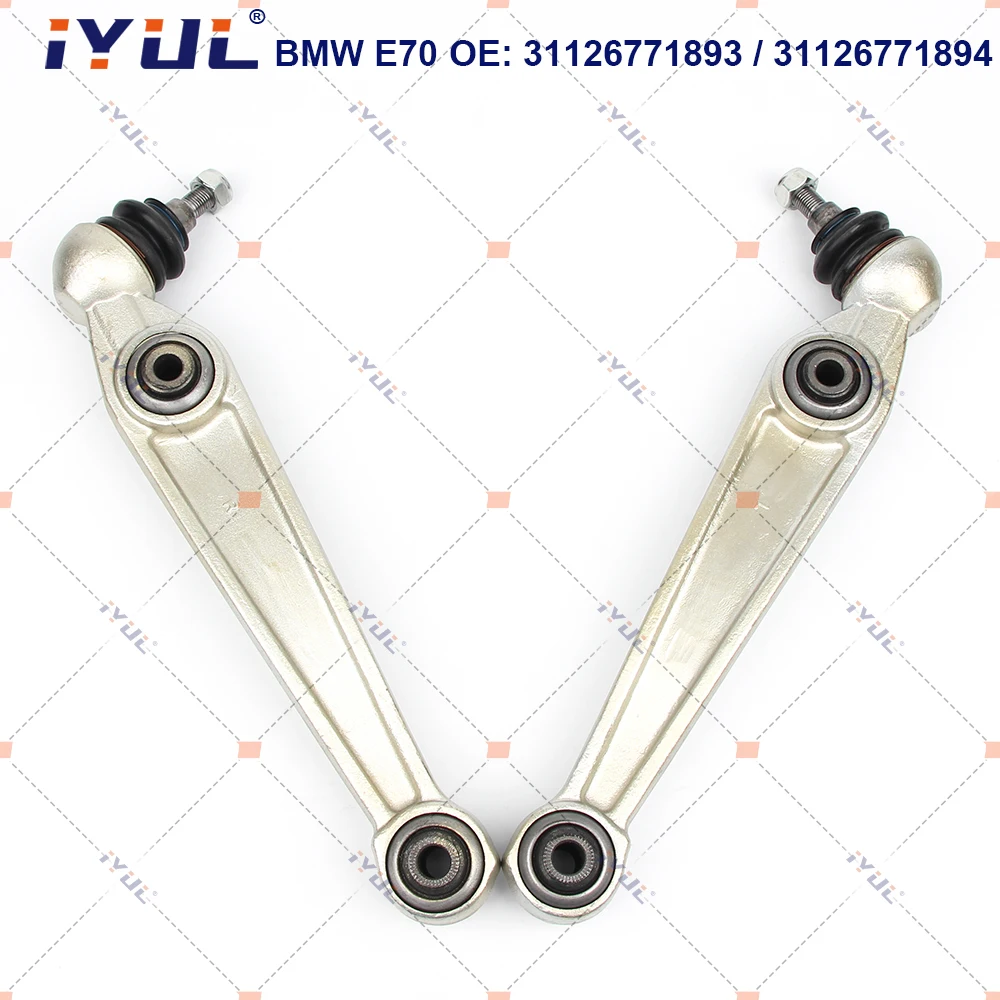 

A Pair Front Lower Suspension Control Arm Straight For BMW X5 X6 Series E70 E71 E72 30d 40i xDrive 31126771893 31126771894