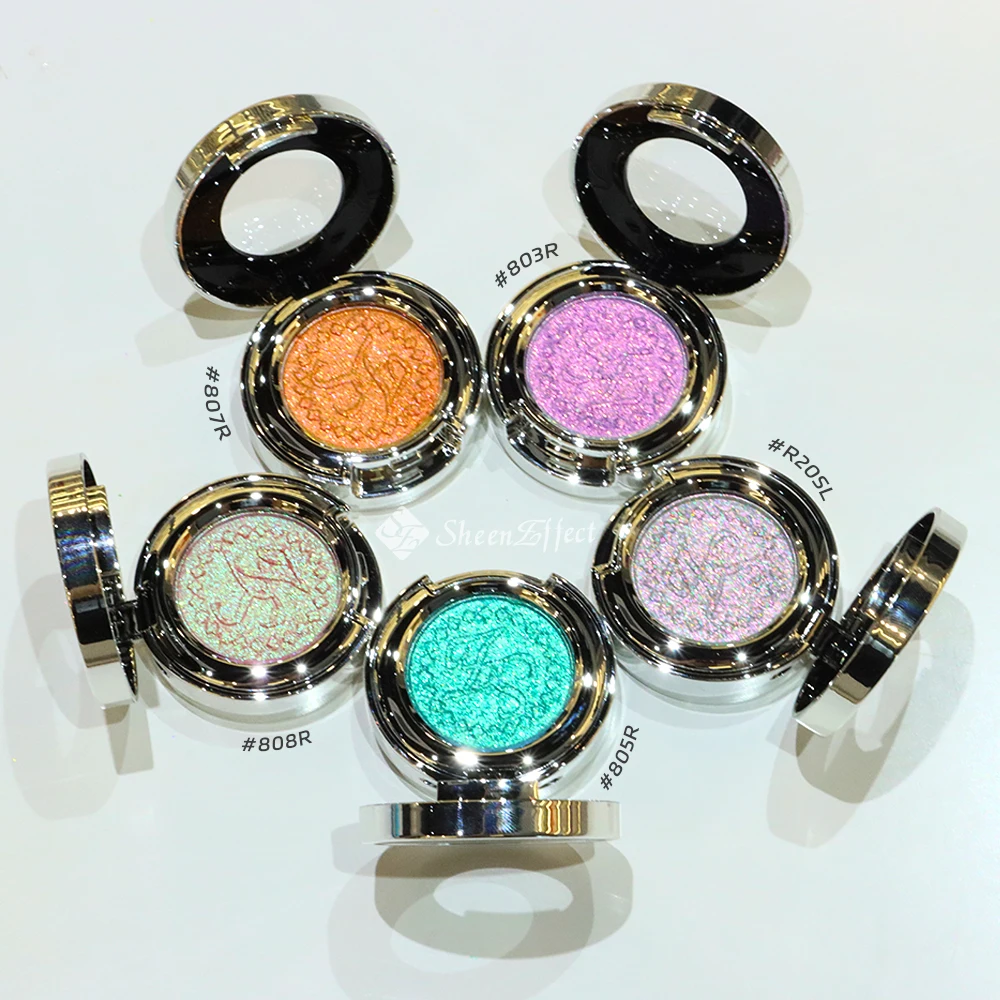 High Pigment Quality Cosmetic Long Lasting Single Multichrome Eyeshadow Eye Makeup