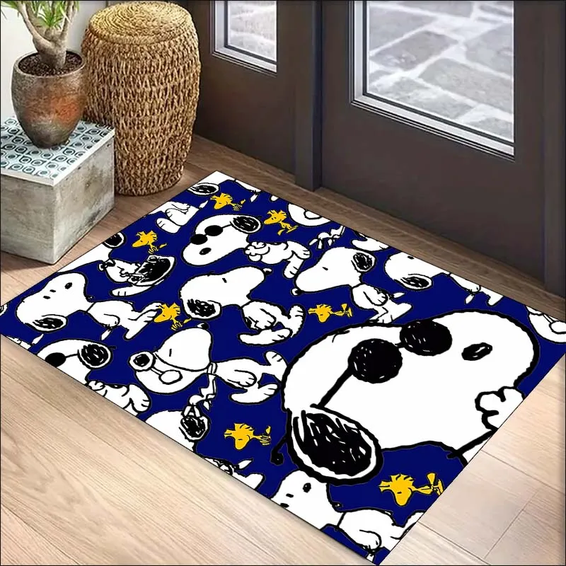 Cartoon Snoopy Printed Carpet for Living Room and Bedroom Large Area Soft and Comfortable Room Decoration Carpet Exquisite Gift