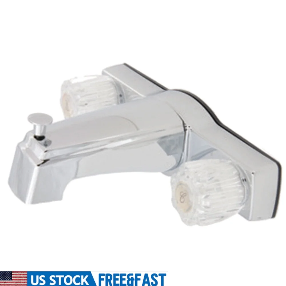 

Неметаллический хромированный смеситель для душа с переключателем для ванны и хрустальными ручками, душевой комплект, ежеквартальный поворот, моющиеся картриджи, совместимые с ADA