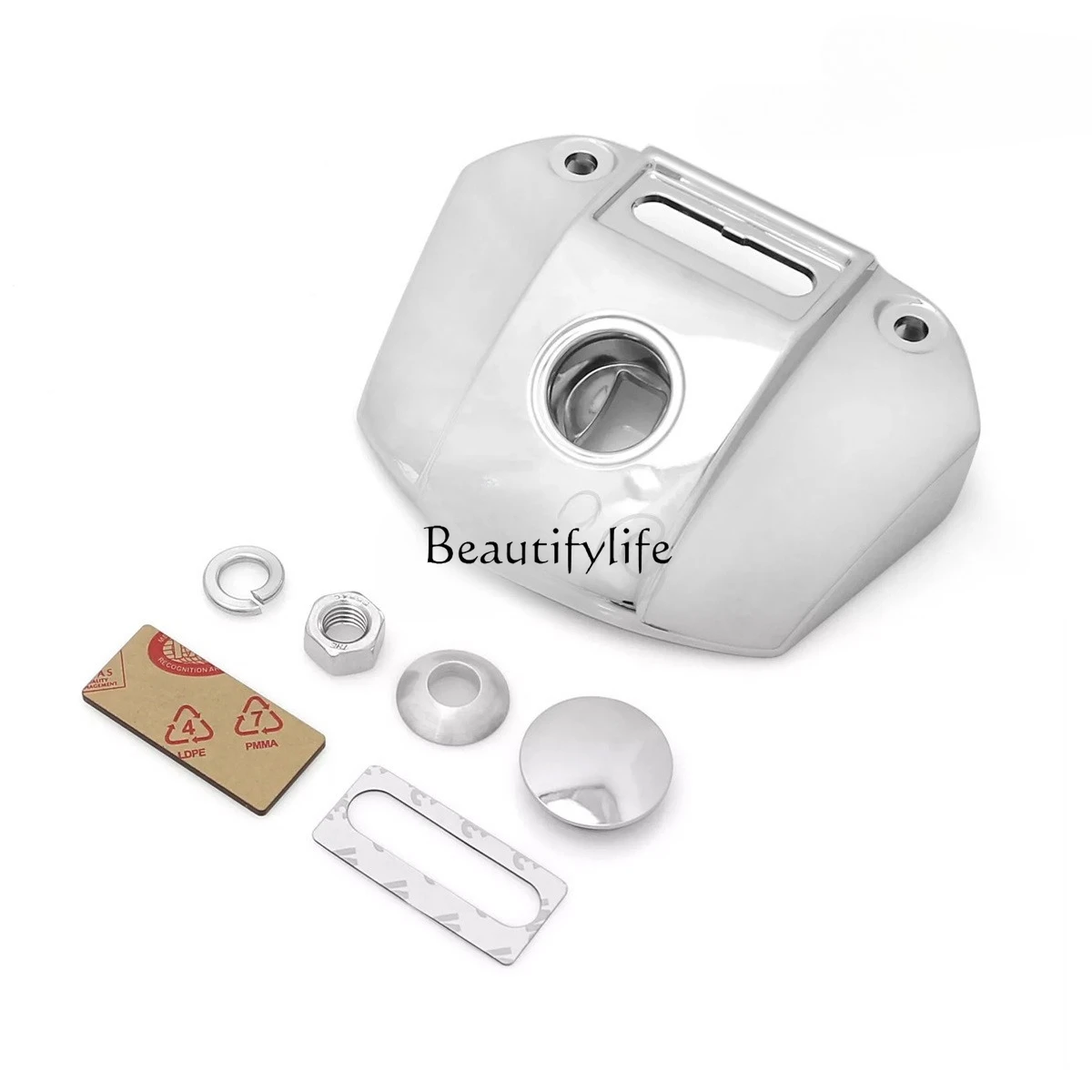 

Xl 883 1200 modified motorcycle electroplating headlight bracket dust cover light eyebrow sportsman series