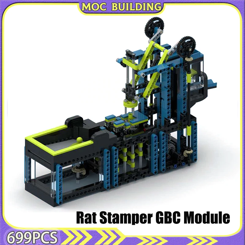 GBC Stamper Module MOC Building Blocks Display Model DIY Assembly Bricks Construction Toy Gift Present