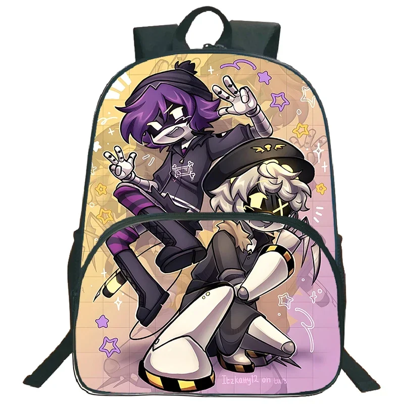 

Murder Drones Cartoon Schoolbag Backpack Boys Girls Anime Rucksack Large Capacity School Bags Travel Backpacks Students Mochila