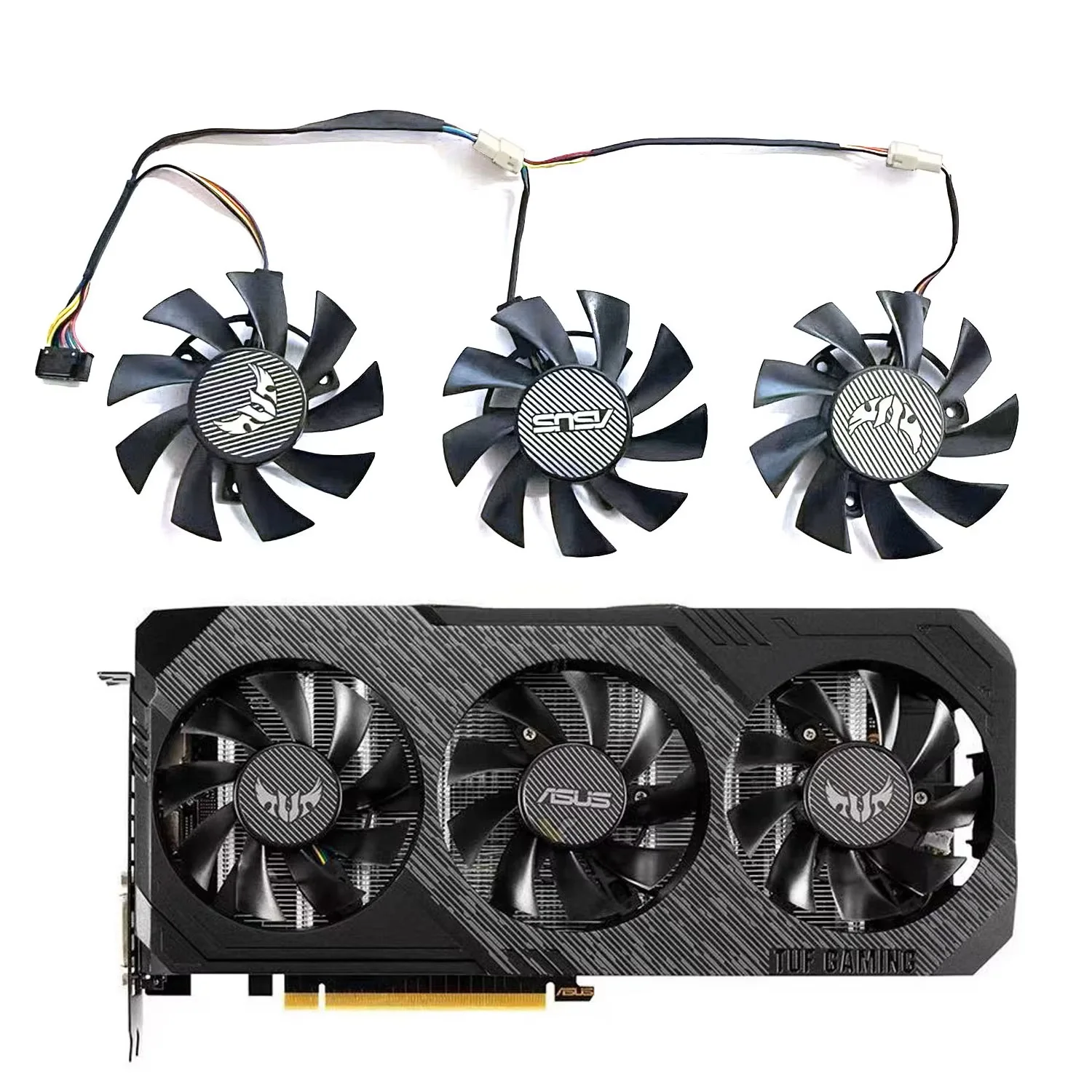 75MM FD8015U12D GTX1660 RX5700 RX5700XT For ASUS GTX 1660Ti 1660super RX 5700 XT TUF X3 OC