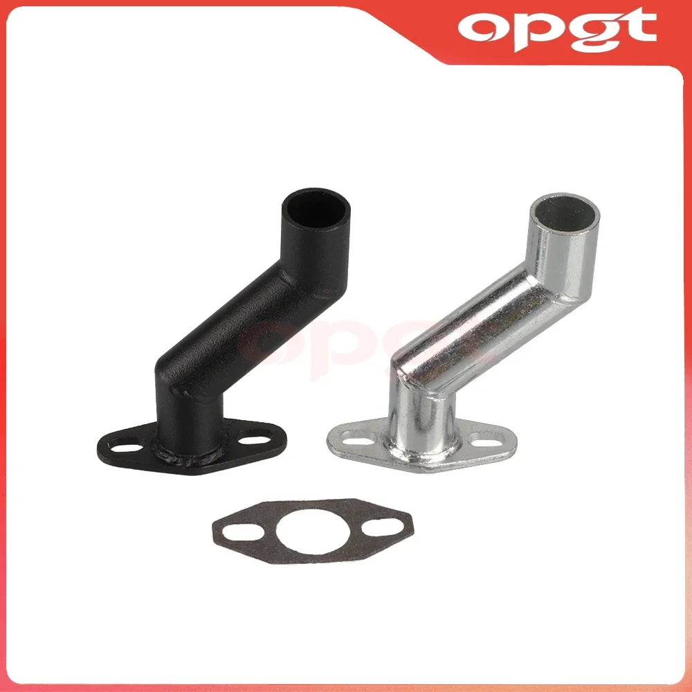 OPGT 32mm-40mm Offset Intake Manifold With Gasket For 49cc 60cc 66cc 80cc Motorized Bike Motorised Bicycle Carburetor Accessorie