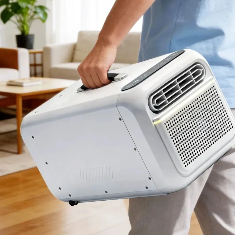 Mobile‑Space‑Cooling‑Processing Implement with Top‑Handle‑Unit for Bedroom‑Tent‑Spot‑Cooling‑Work