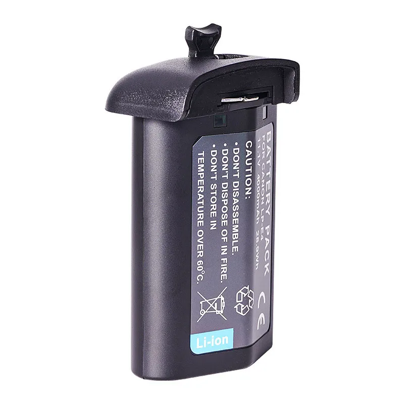Akumulator litowo-jonowy 4000 mAh LP E4 LP-E4 LPE4 do Canon EOS 1D Mark III, EOS-1D Mark IV, EOS 1Ds Mark III, EOS 1D C, EOS 1D X