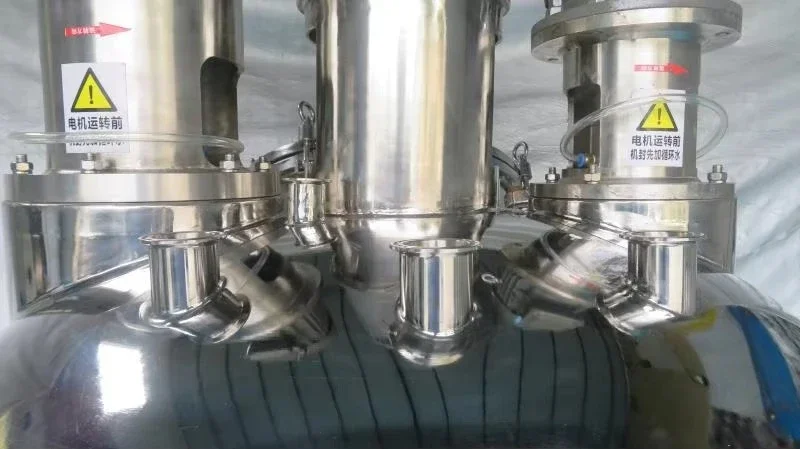 Customized  Cosmetic Liquid Detergent Dispersion Mixer Machine SS316L Cream Mixing Emulsifying Reactor Dispersing tank