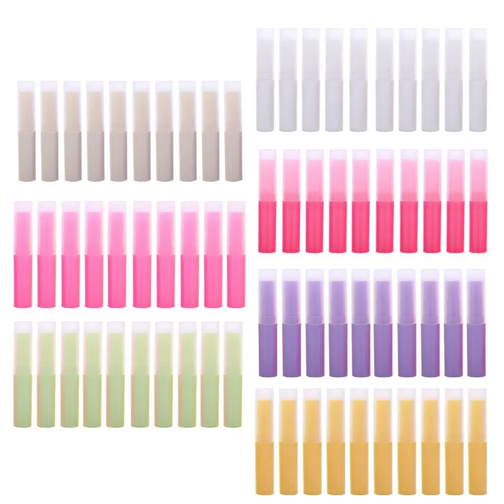 Lip Balm Container Travel Lip Gloss Bottles Mini Makeup Tube Refillable Holder for DIY Lipstick Making Kit