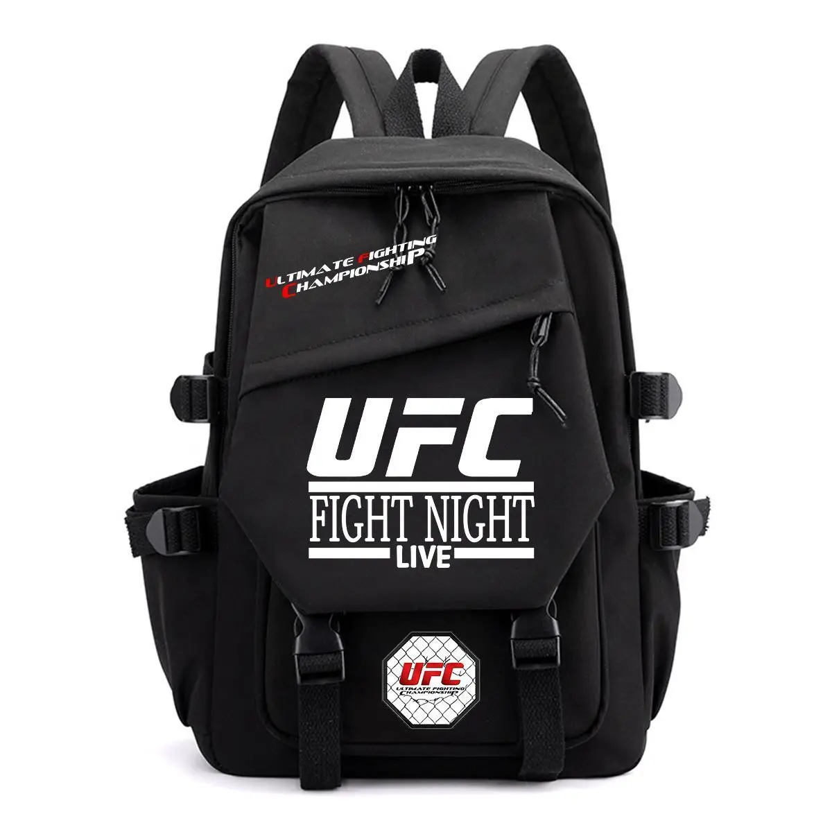 UFC Boxing MMA Sanda Combat Sports Backpack School Bag Unisex Men Women Fashion Trendy Versatile Popular
