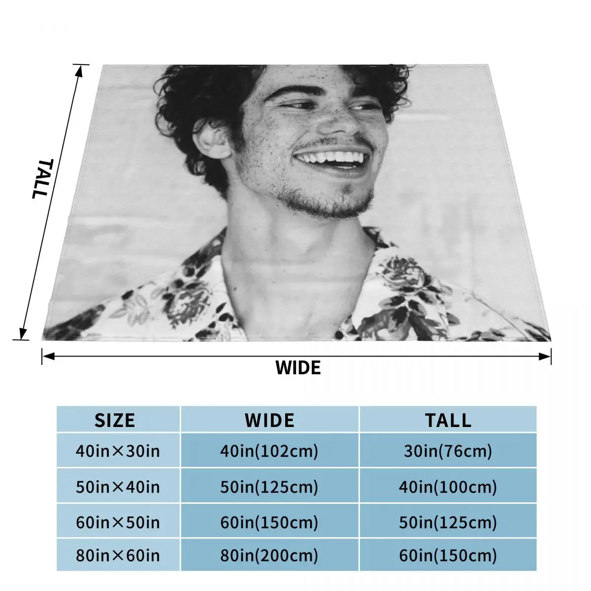 Cameron Boyce Throw Blanket Retro Blankets anime blanket Beautiful Blankets