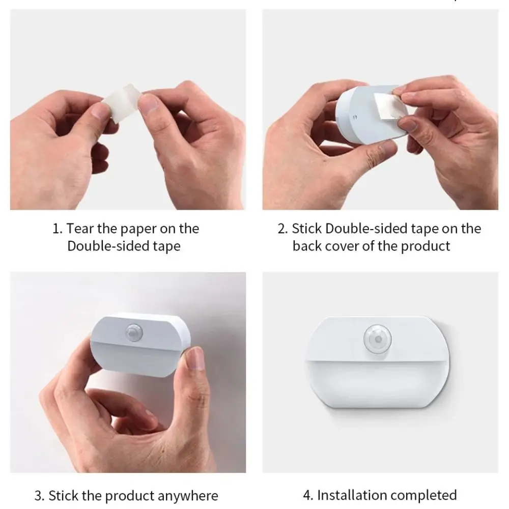 Professional PIR Motion Sensor Motion Sensor Night Light Smart Corridor Aisle Body Sensor Lamp Infrared Bedroom Night Lamp