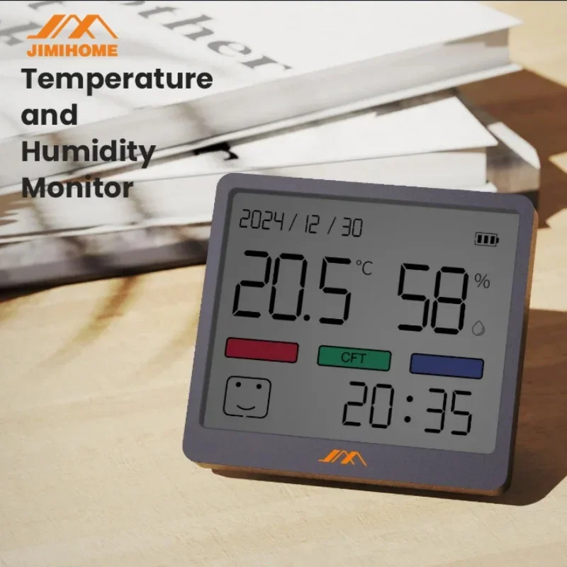 

JIMIHOME Temperature and Humidity Meter Indoor Temperature Humidity Monitor Digital Humidity Sensor for Home Greenhouse