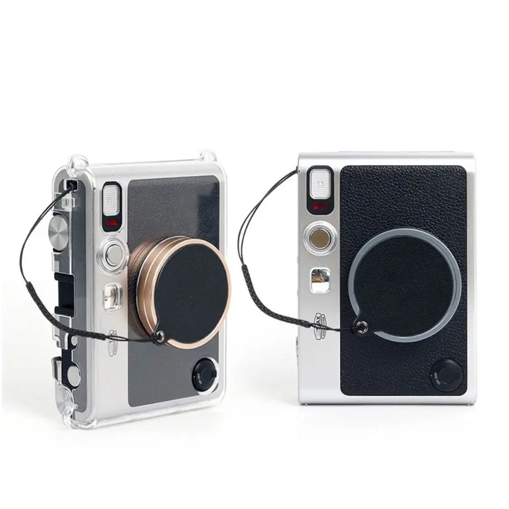 Suitable for Fujifilm Instax Mini EVO Leather Lens Cover Sticker Protective Rope Anti Drop Rope Camera Cover