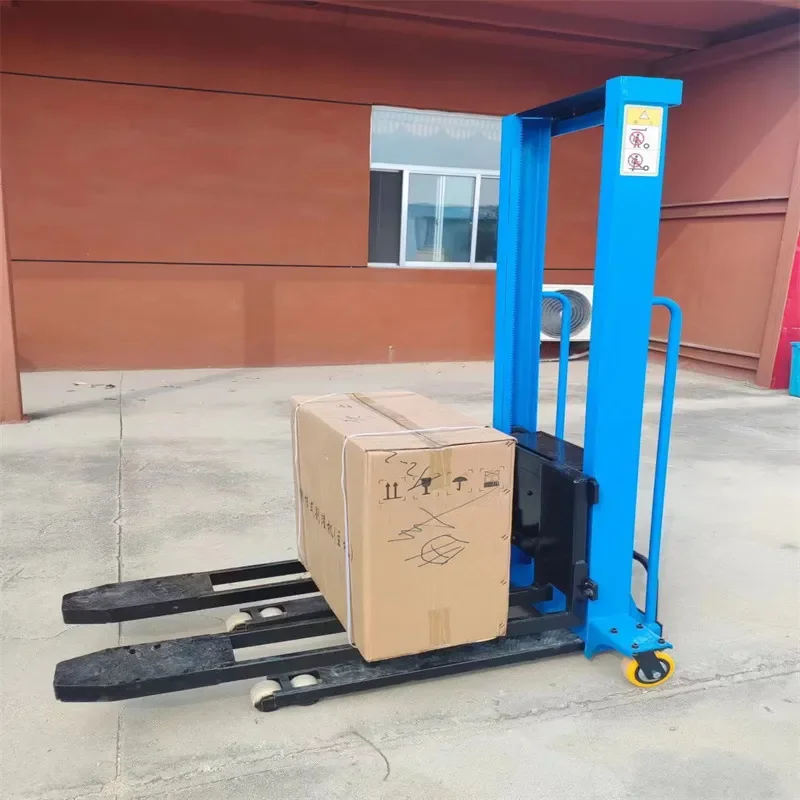 Electric Remote Control On-Board Fork for Warehouse Logistics Portable Loading Unloading Station Drive-On Electric Forklift