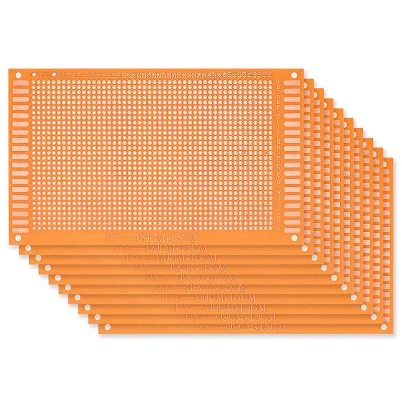 5PCS 9x15cm pcb prototype Copper Perfboard PCB Boards 9*15cm Universal Breadboard Single Sided Printed Circuit Board