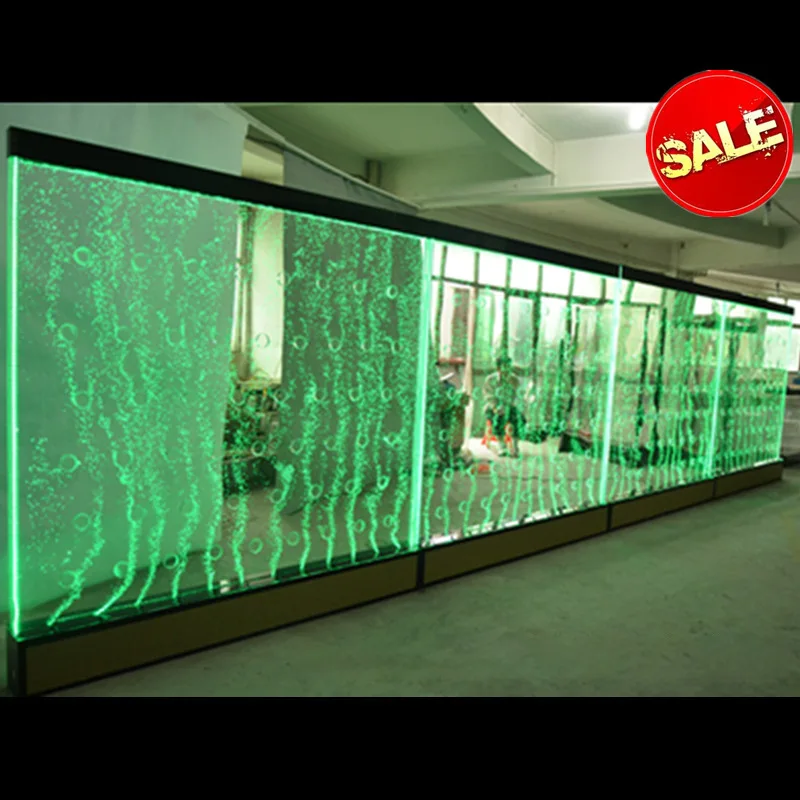 

Large floor-to-ceiling bubble wall water curtain wall flowing water screen bubble water feature porch partition background wall