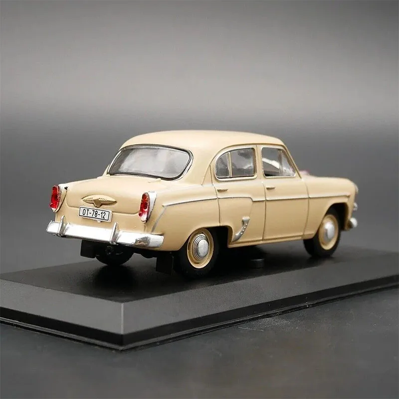 Diecast 1:43 Scale MOSKVIC 407 201# Simulation Alloy Car Model Static Display Collectible Toy Gift Decoration Souvenir