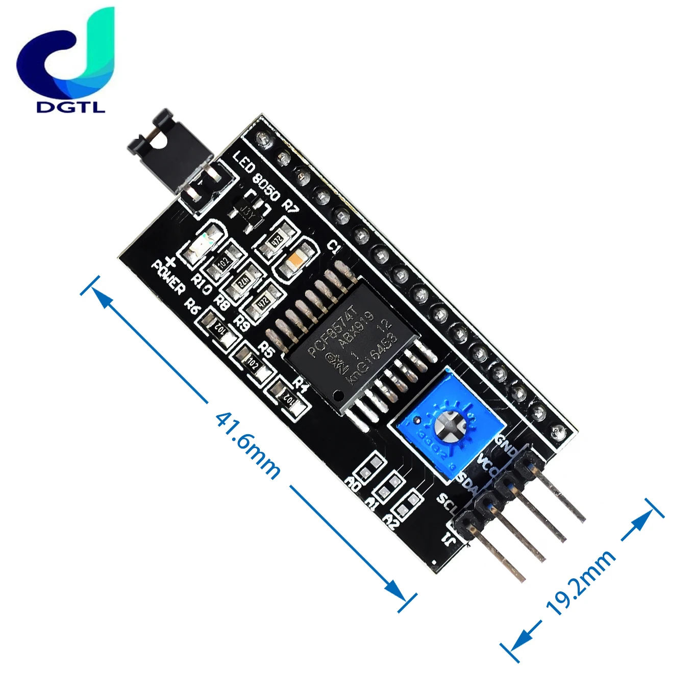 Picture 6: 10pcs SAMIORE ROBOT Serial Board Module Port PCF8574 IIC/I2C/TWI/SPI Interface Module 1602 LCD Displayfor Arduino