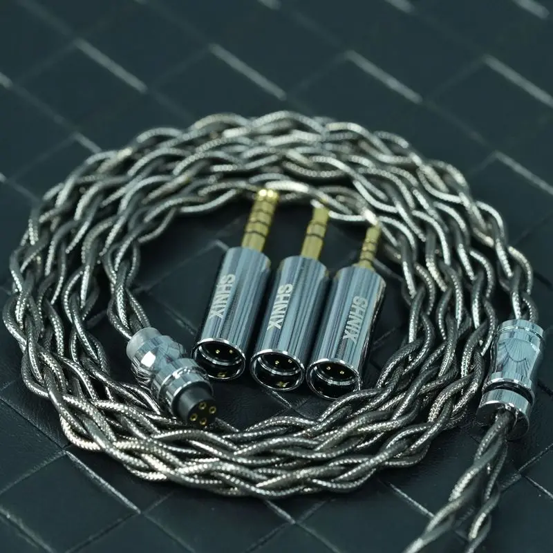 XINHS-123 Shadow Warrior 3-in-1 modulares Kabel, abnehmbarer Stecker, austauschbares HiFi-Upgrade-Kabel passend für HIMALAYA F1 Pro – Detail 3