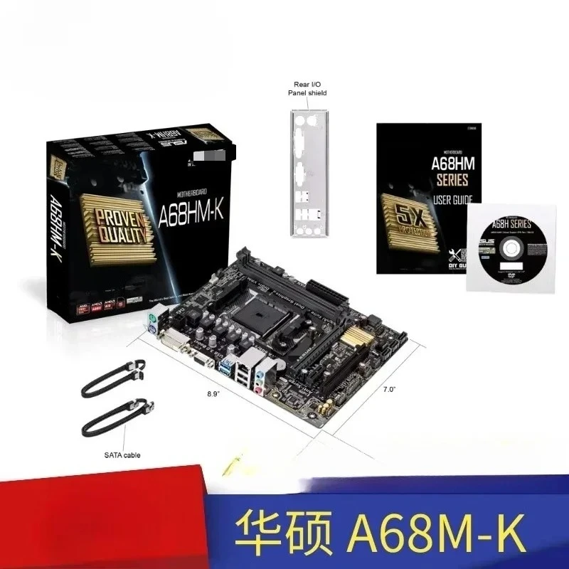 

New For ASUS A68M-K DDR3 Memory FM2 Interface A68H Full Solid State Integrated Board
