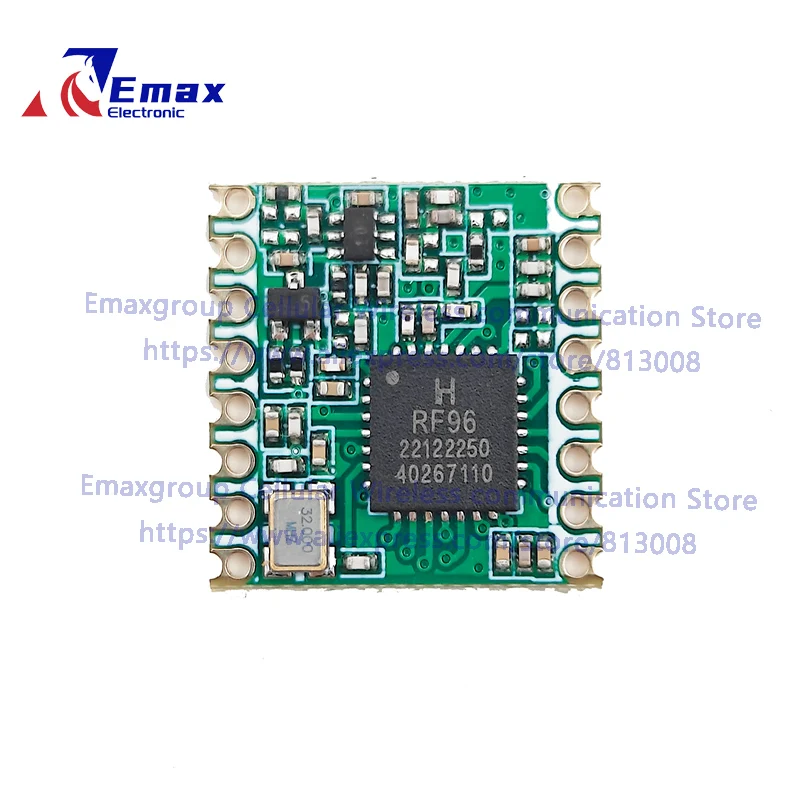 LoRa FSK GFSK 00K RFM96 RFM96W 433Mhz RFM96W-433S2 módulo transceptor inalámbrico tasa de transmisión 300Kbps interfaz SPI