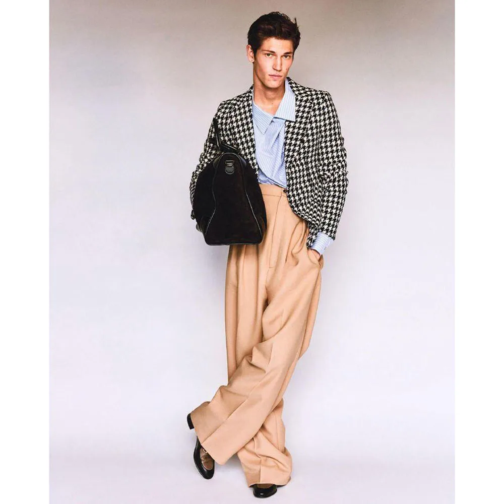 

Luxury Men Suit High Quality Stylish Single Breasted Business 2 Pieces Jacket Pant Formal Occasion Customize Male Clothing