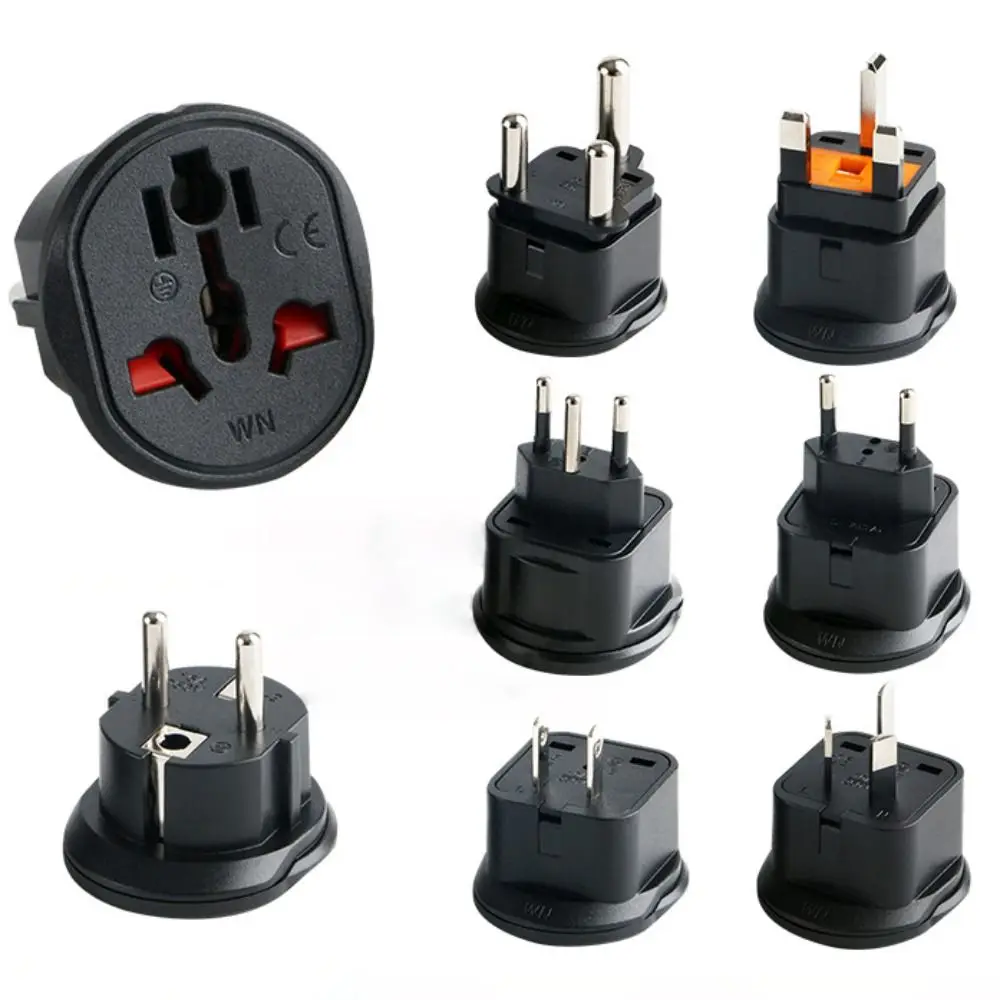 EU UK AU US Plug Universal Outlet Adapter Portable Design Compact Size Travel Adapter Universal Compatibility