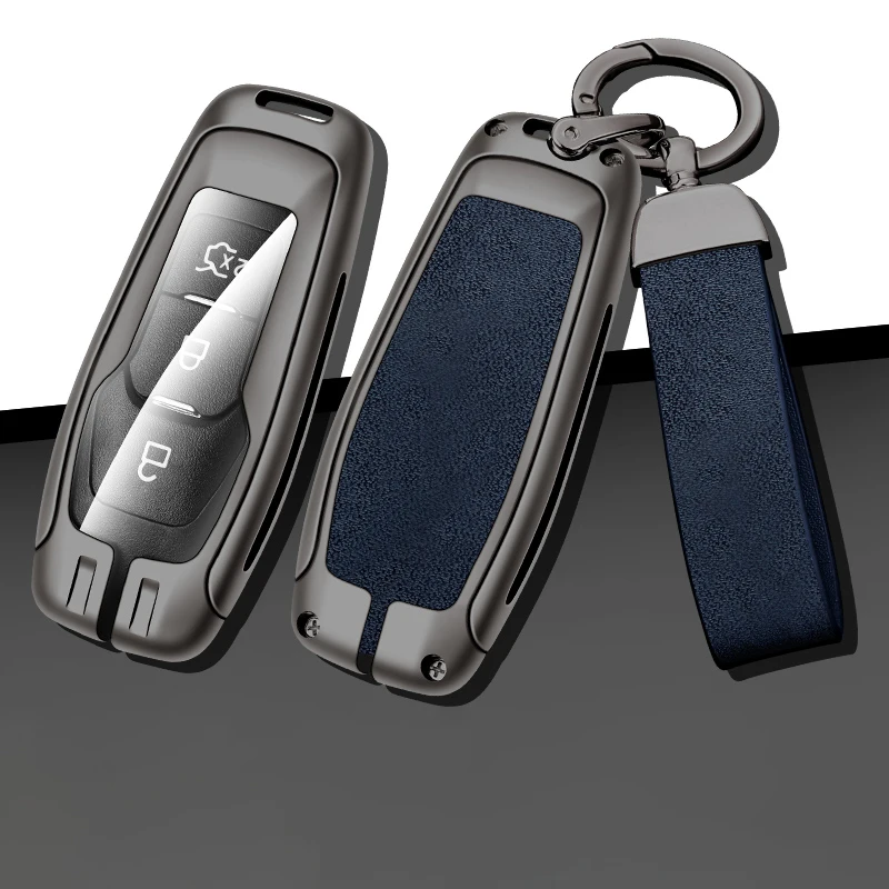 

Fashion Zinc Alloy Car Key Case Cover Shell for Ford Focus 3 4 ST Mondeo 5 MK5 Mustang F 150 Explorer Edge Fiesta Kuga MK3 MK4