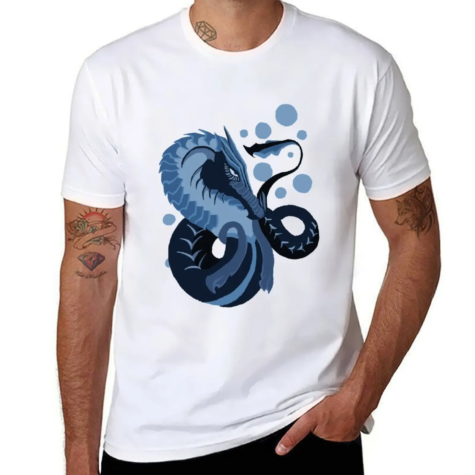 Serpent and Bubbles T-Shirt for a boy tees vintage t shirts cute clothes tee shirts for men