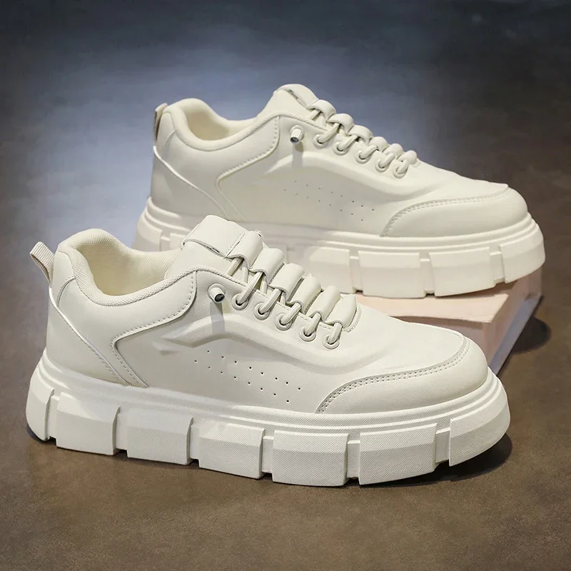 

Retro Luxury Leather Shoes Fashion Breathable Sneakers Handmade Platform Boot New Casual Shoes for Men 2025 Men' S Oxford Shoes
