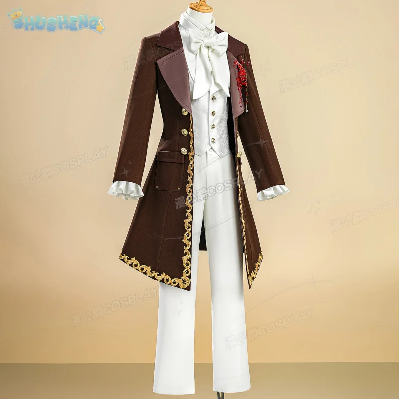 

Freddy Riley Lawyer Game Identity Ⅴ Cosplay Costume New men women gorgeous suit coat hat shirt prop Halloween party uniform